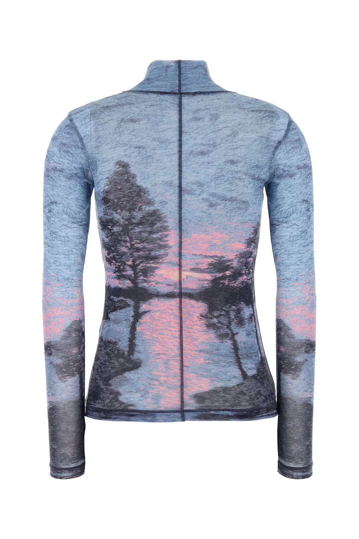 Printed nylon top