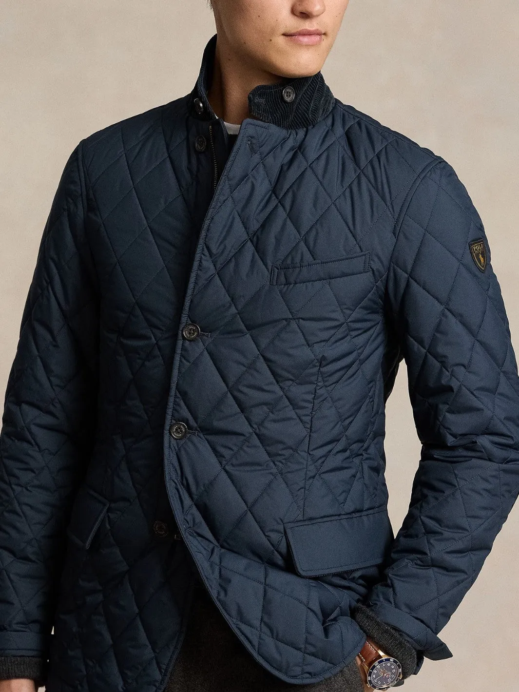 QUILTED JACKET Marine