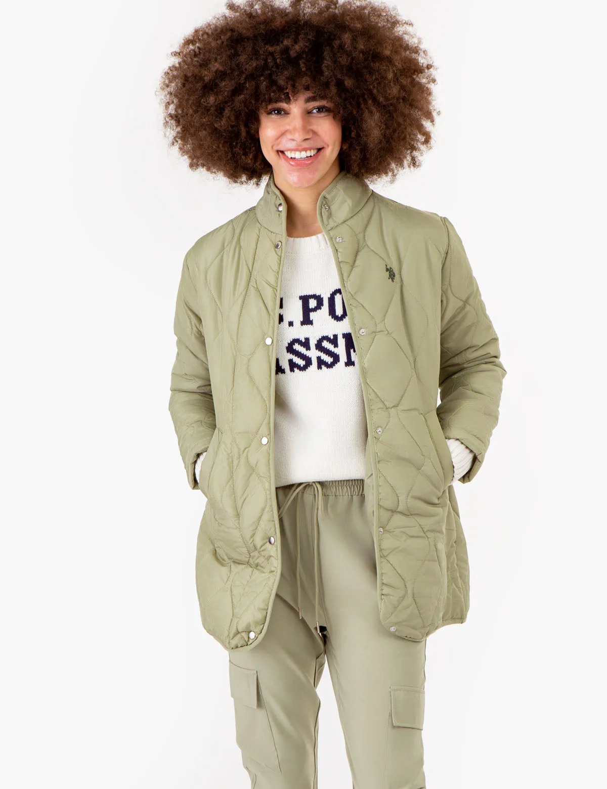 QUILTED JACKET WITH SNAPS