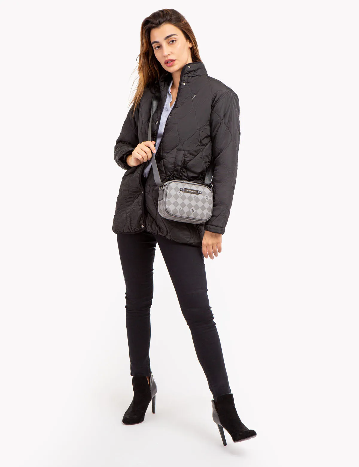 QUILTED JACKET WITH SNAPS