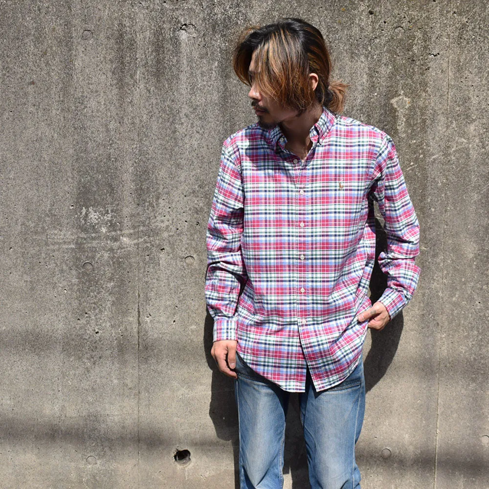 Ralph Lauren/ラルフ ローレン “CLASSIC FIT” チェック ボタンダウンシャツ　230428
