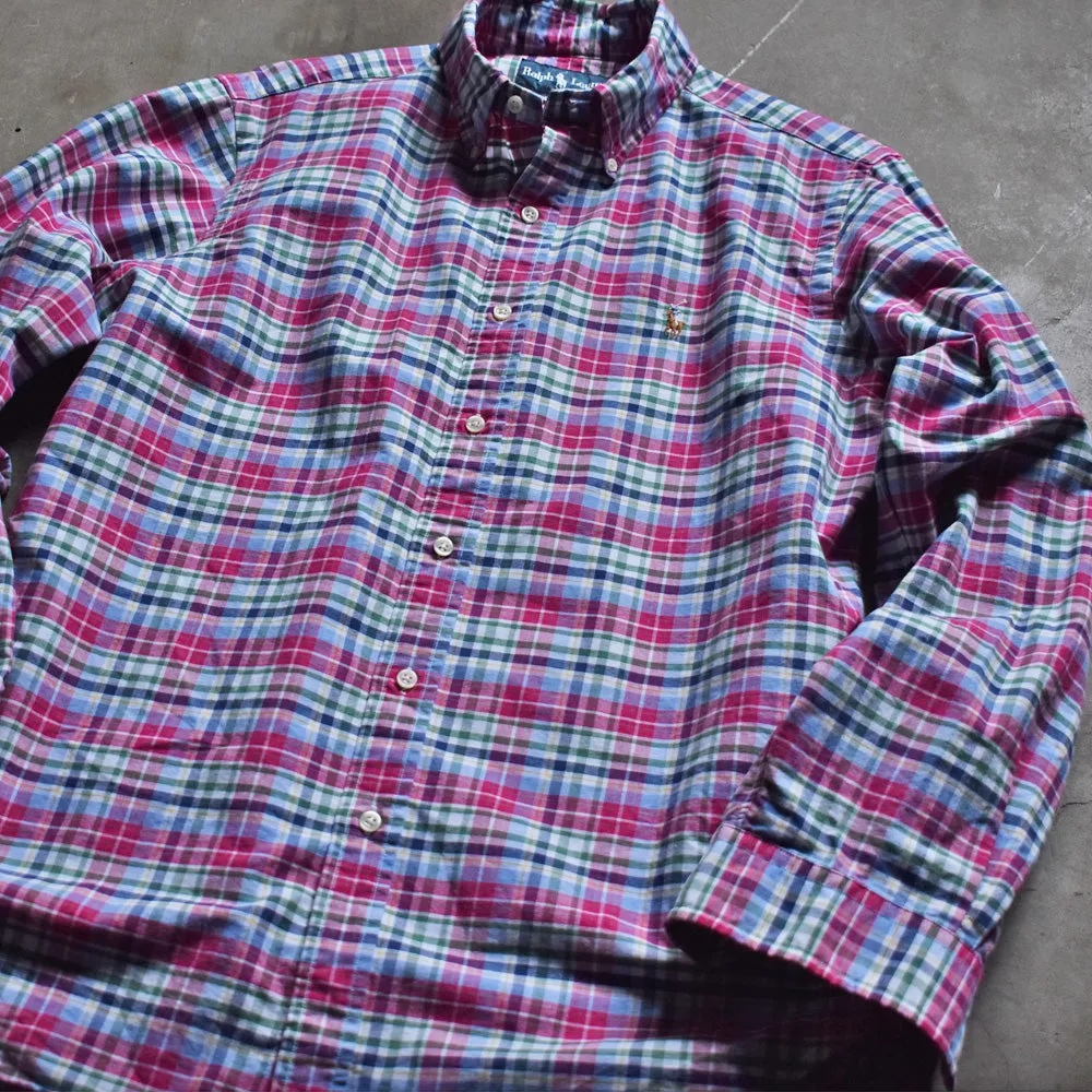 Ralph Lauren/ラルフ ローレン “CLASSIC FIT” チェック ボタンダウンシャツ　230428
