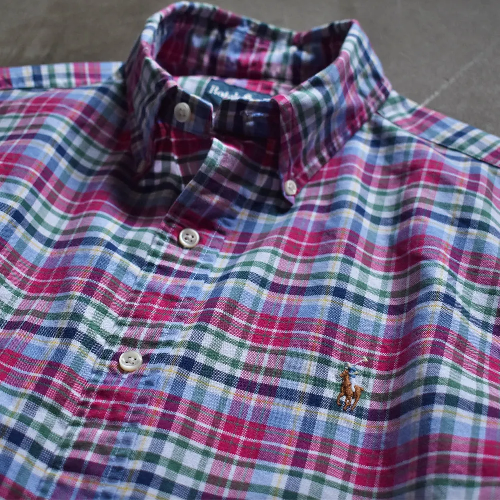 Ralph Lauren/ラルフ ローレン “CLASSIC FIT” チェック ボタンダウンシャツ　230428
