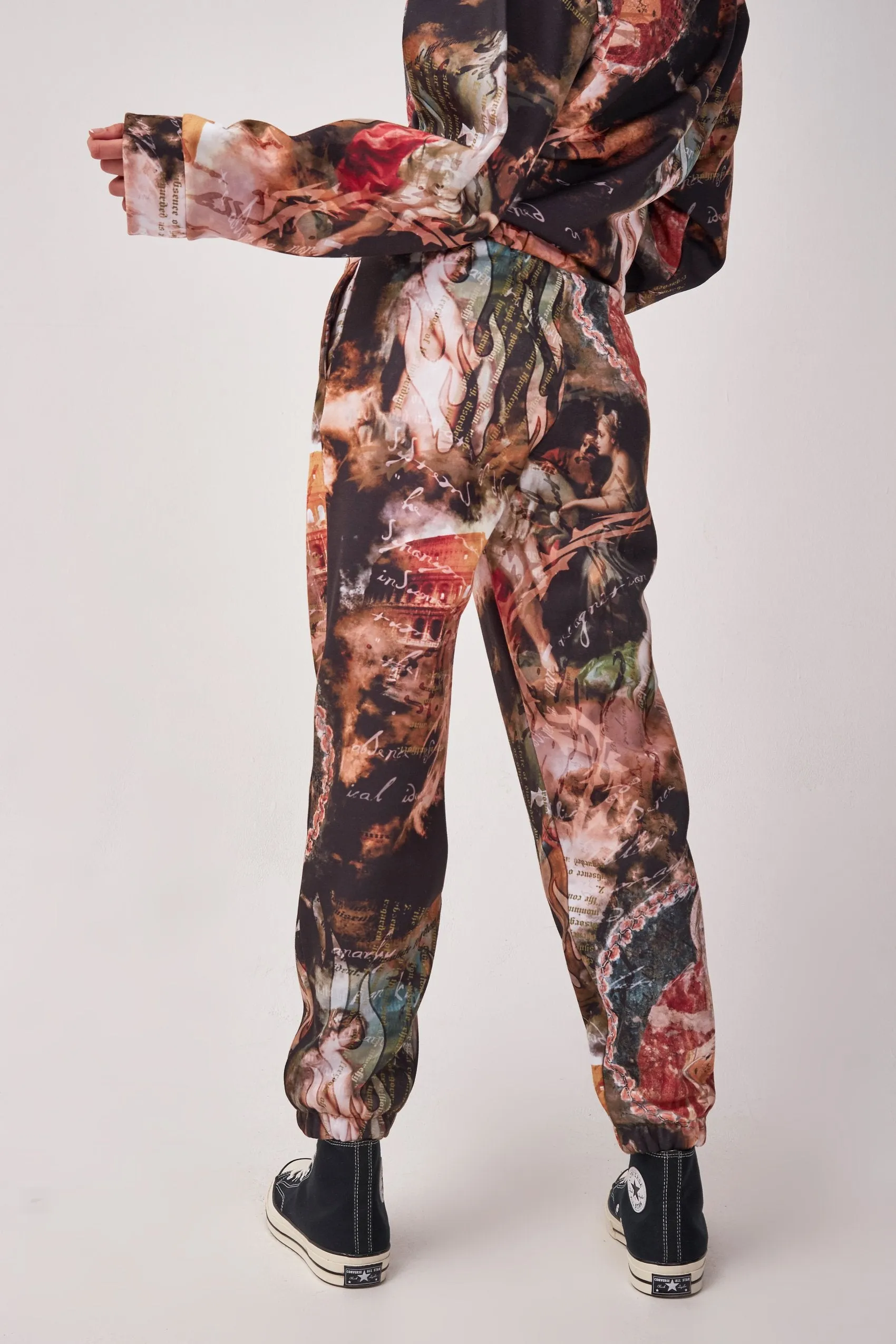 Renaissance Script Print Joggers