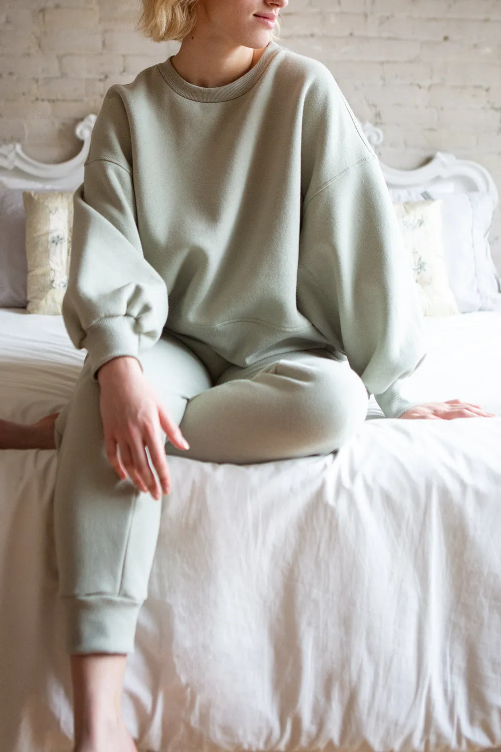 Set Luqa Blush | Sweater & Joggers Set