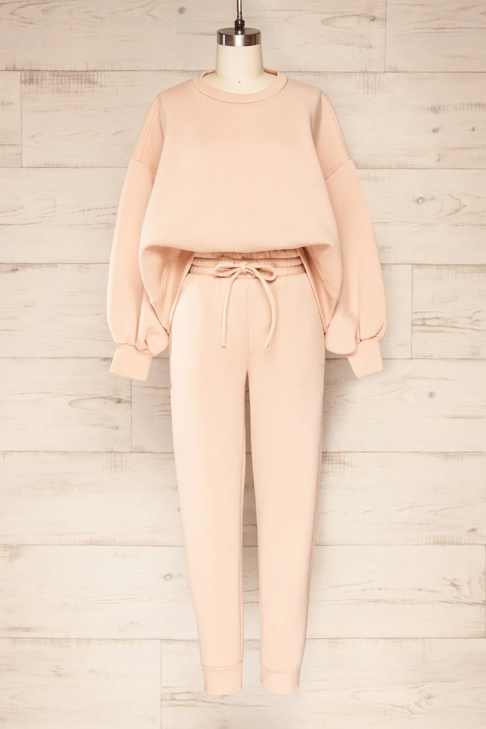 Set Luqa Blush | Sweater & Joggers Set