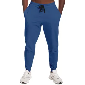 Shaded Midtone Blue Joggers | Unisex | with PLUS sizes | C80M60Y0K30