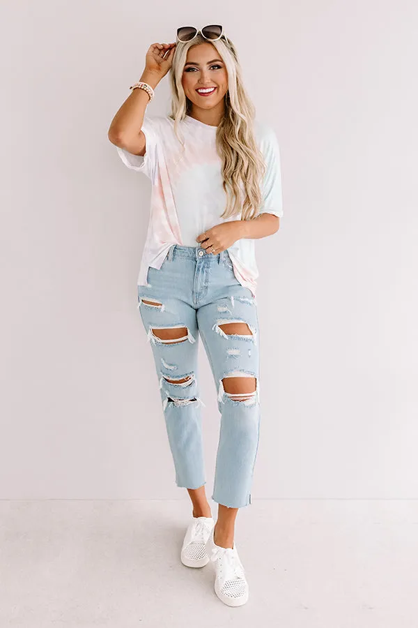 Shoreline Divine Tie Dye Tee in Lavender