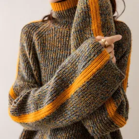 SIRELLA | MIXED KNIT TURTLENECK