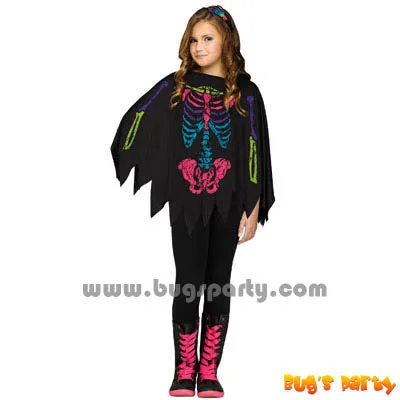 Skeleton Child Poncho