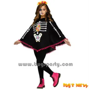 Skeleton Child Poncho