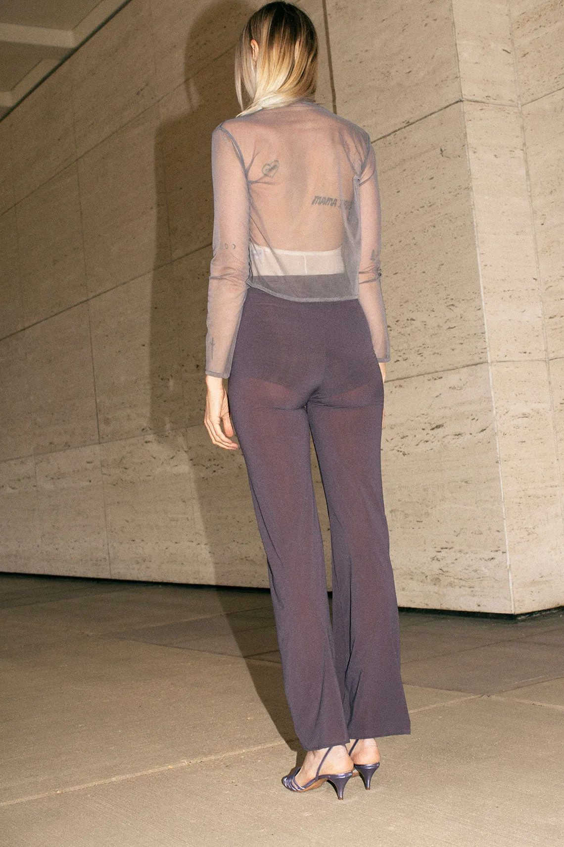 Smoke Crepe Pant