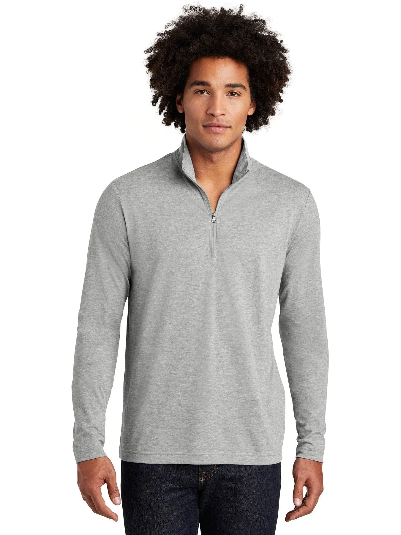Sport-Tek Posicharge Tri-Blend Wicking 1/4-Zip Pullover