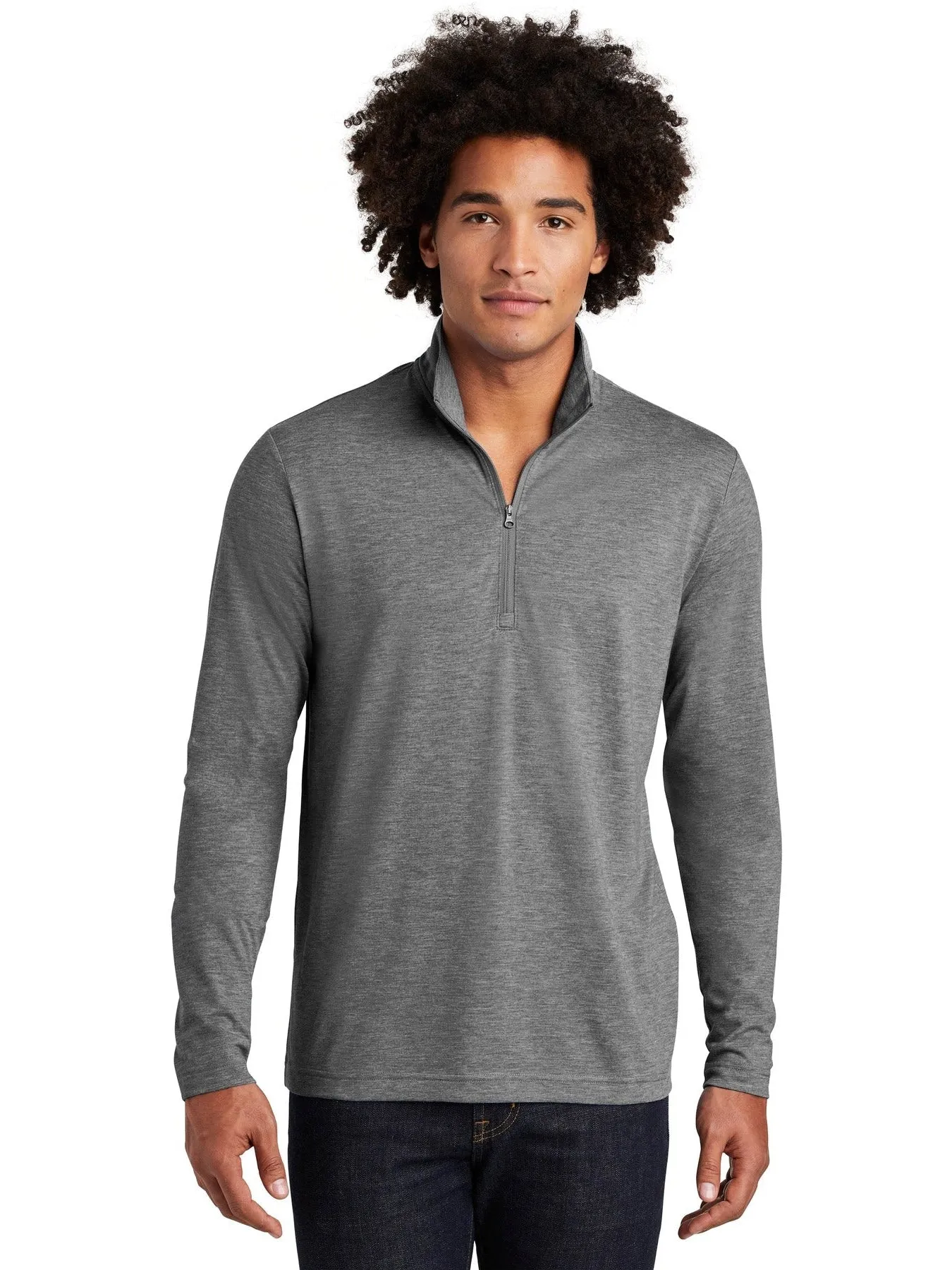 Sport-Tek Posicharge Tri-Blend Wicking 1/4-Zip Pullover