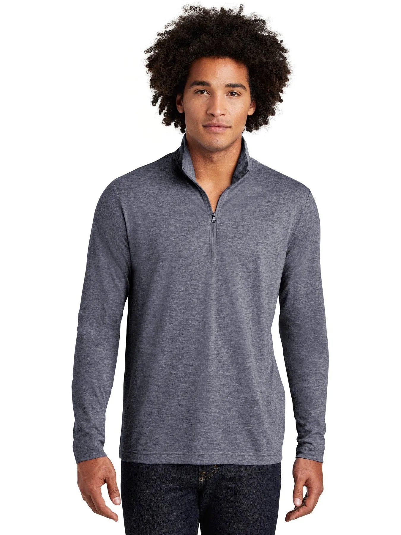 Sport-Tek Posicharge Tri-Blend Wicking 1/4-Zip Pullover