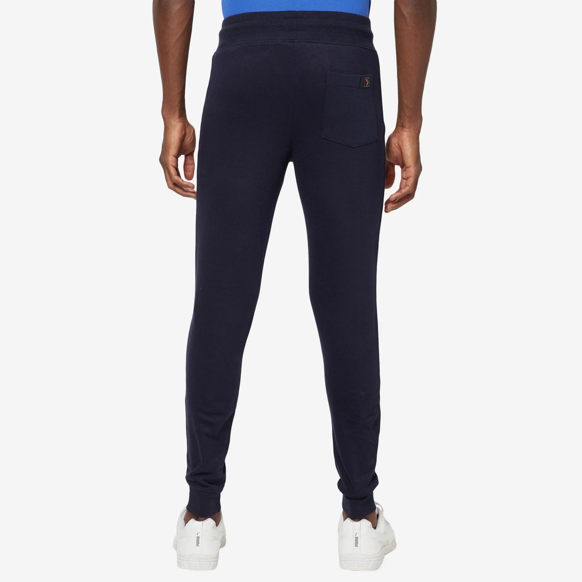 Sporto Navy Fleece Terry Joggers for Men
