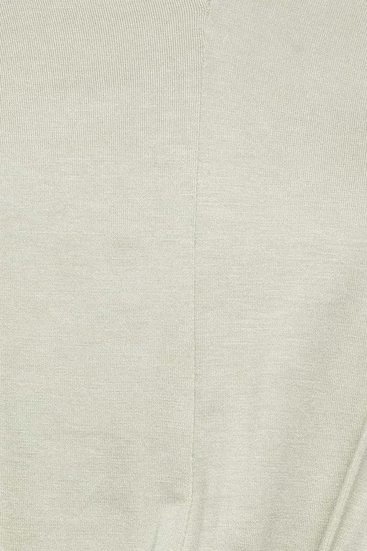 S/S V-NECK FRONT OVERLAP ROMPER
