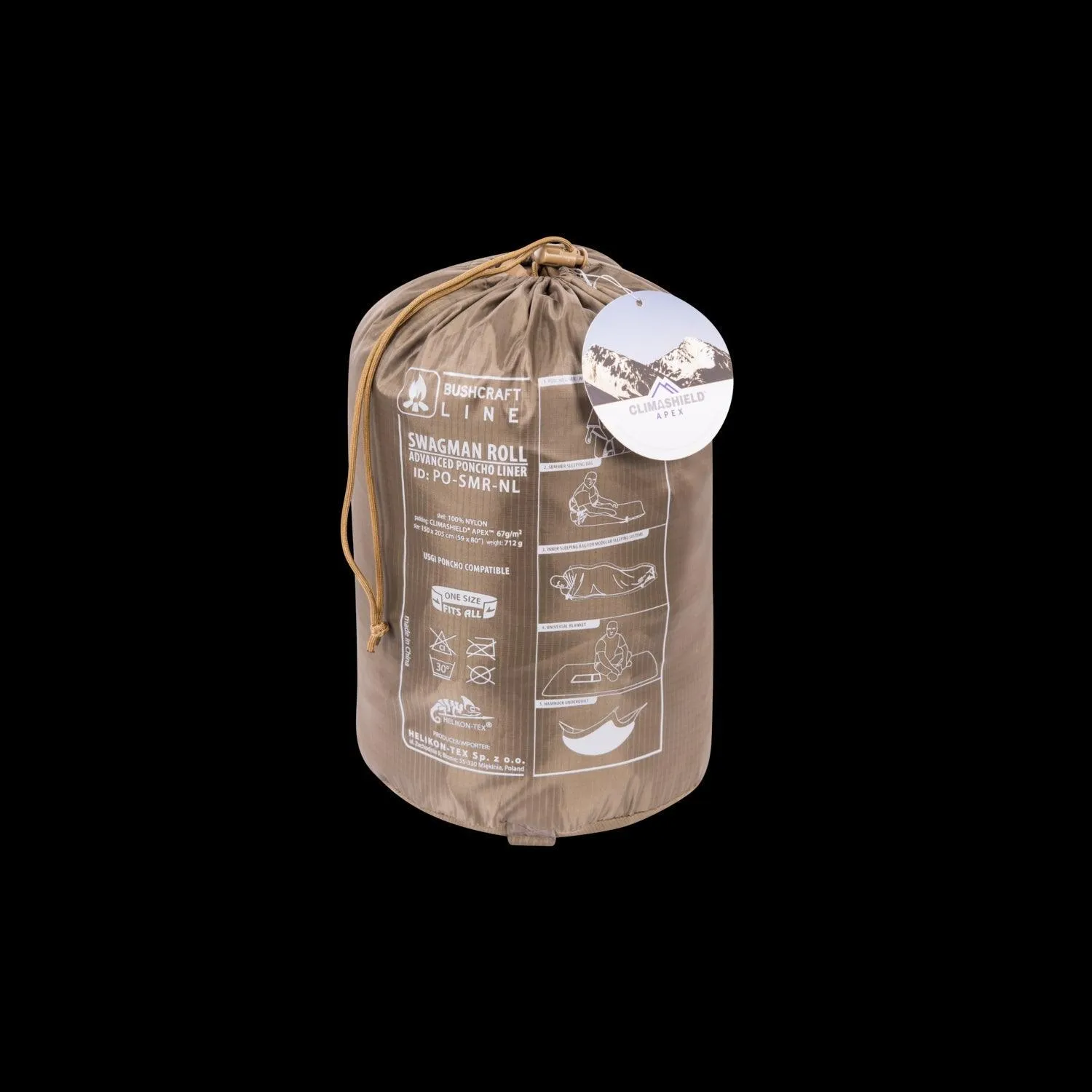 SWAGMAN ROLL Climashield Poncho - Flecktarn