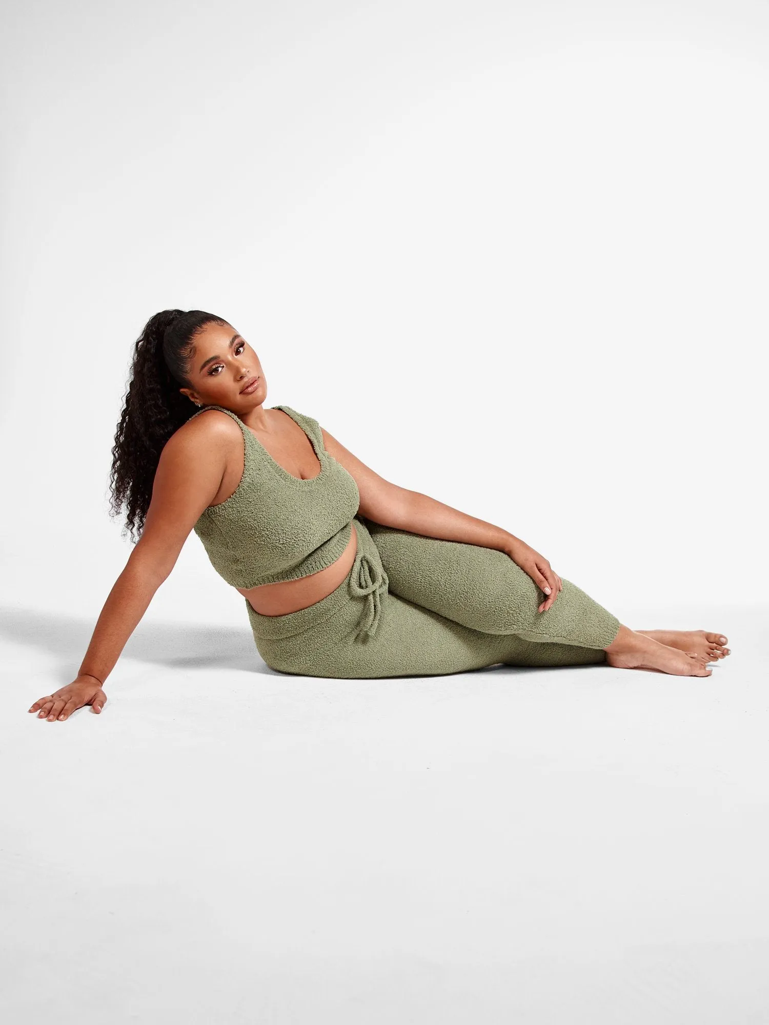 The Cuddle Joggers in Olive