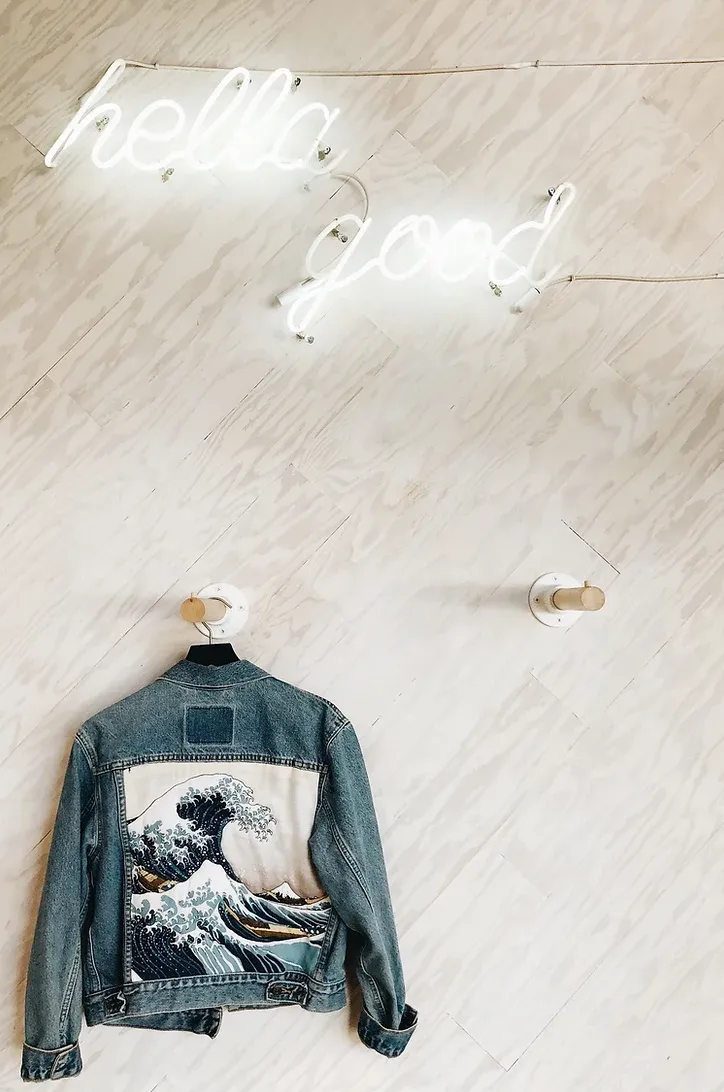 The Great Wave Denim Jacket