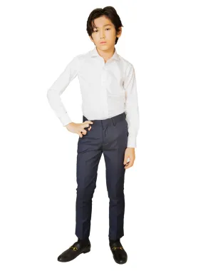 T.O. Boy's TR Pants - Black-on-Blue