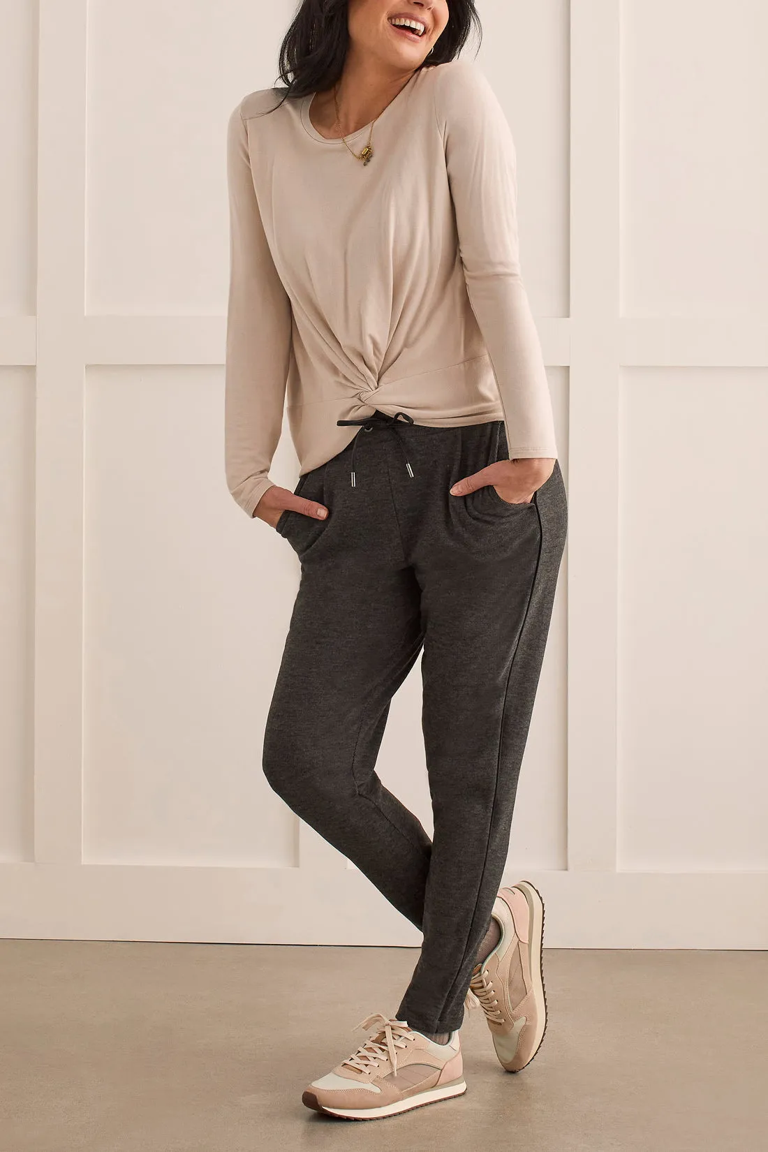 Tribal  Fall/Winter 2023-7969O/4885-Jogger -Charcoal