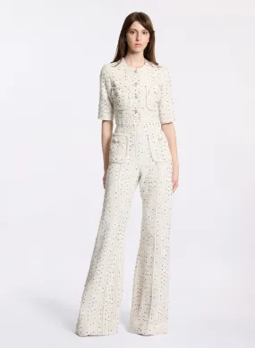 Tweed Jumpsuit