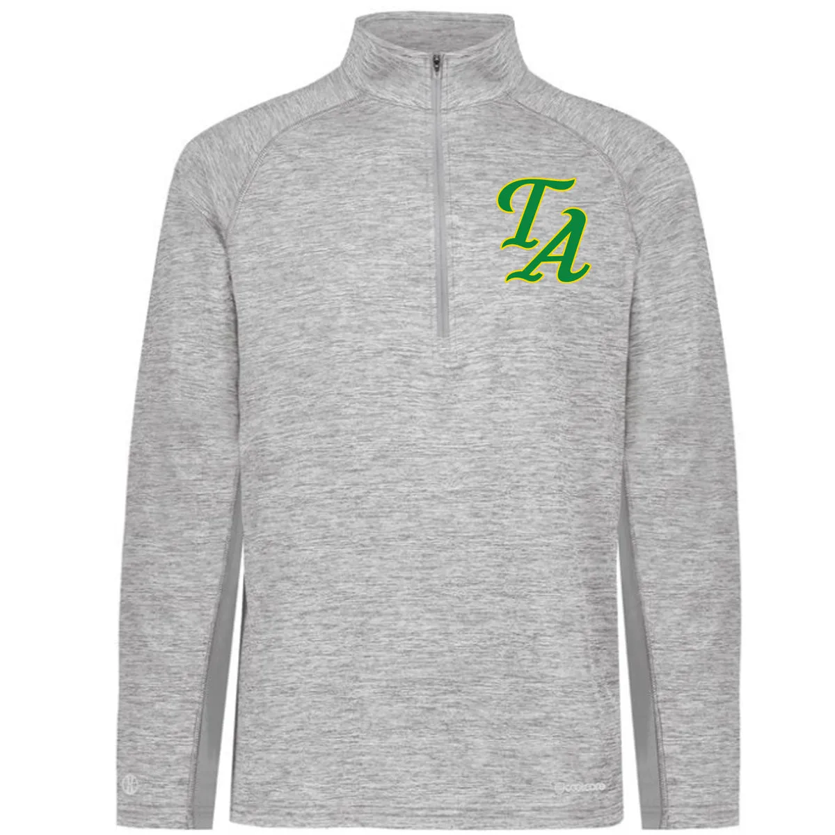 Twiggs Academy - Electrify Coolcore 1.2 Zip Pullover with TA (san andreas font) - Athletic Grey
