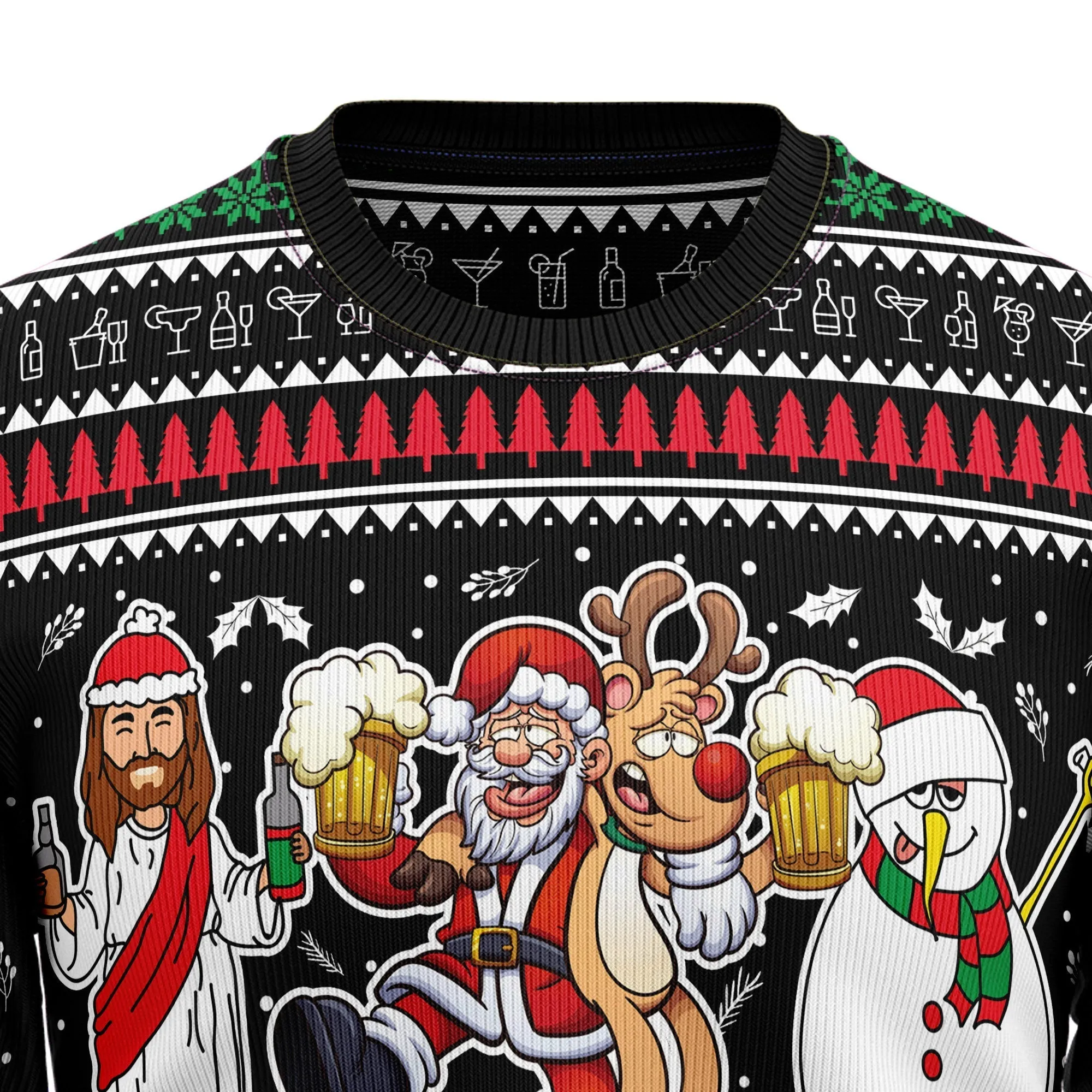 Ugly Christmas Sweater JulesRoche Durable Warmth All Over Print