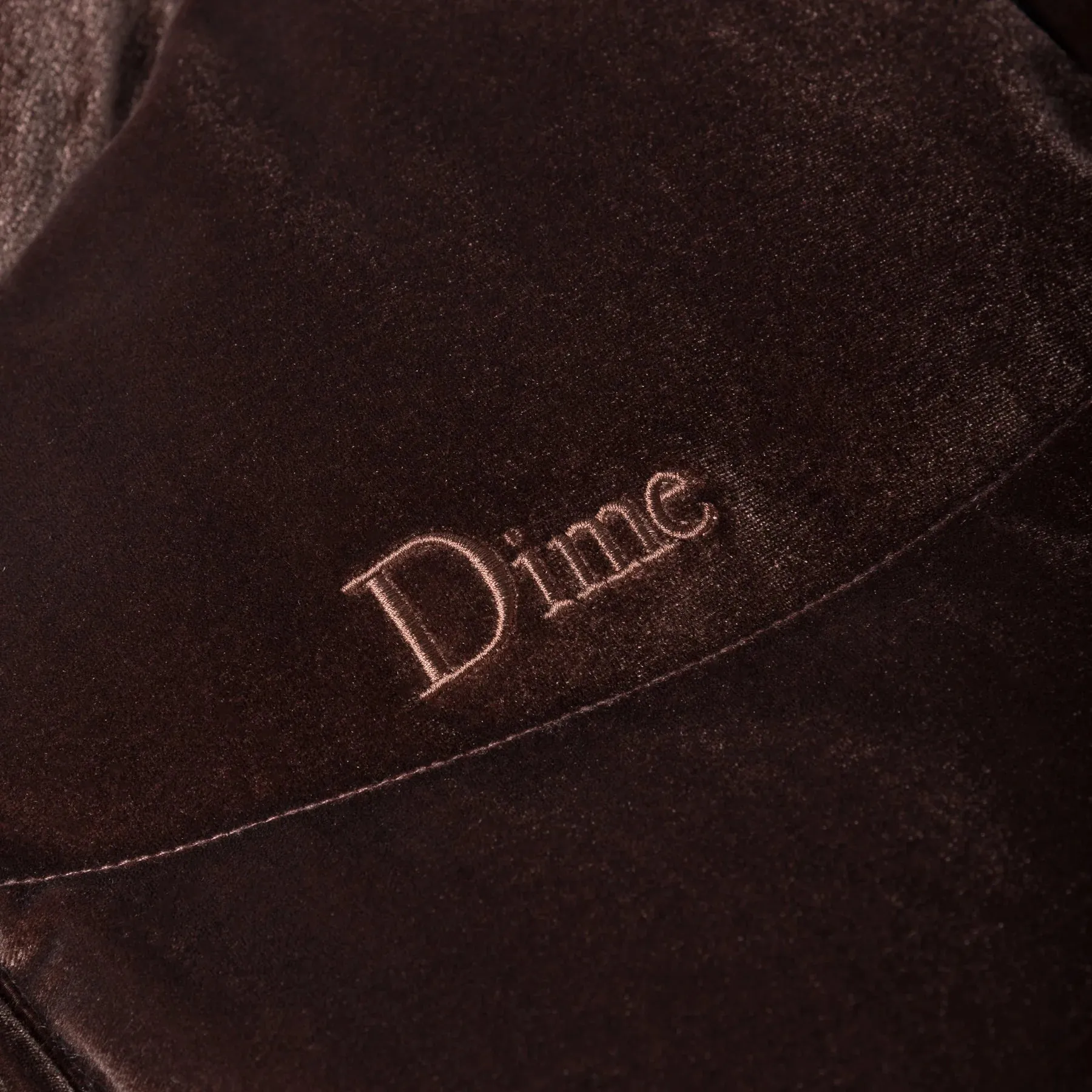 Velvet Quilted Puffer - Espresso