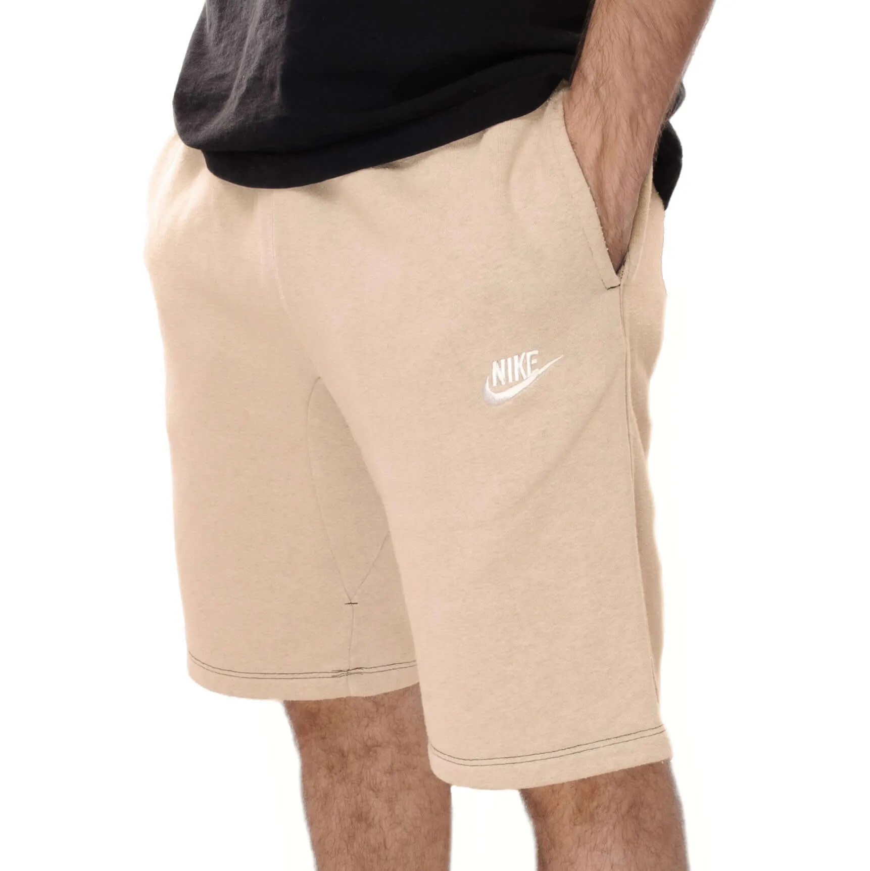 VINTAGE NIKE CLASSIC SWOOSH CUSTOM MADE SANDSTONE SHORTS