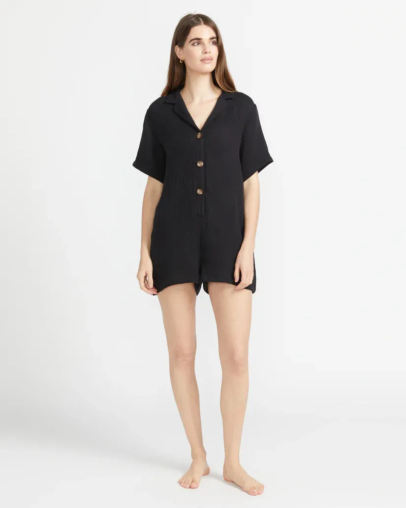 Volcom Easy Breezy Romper Black