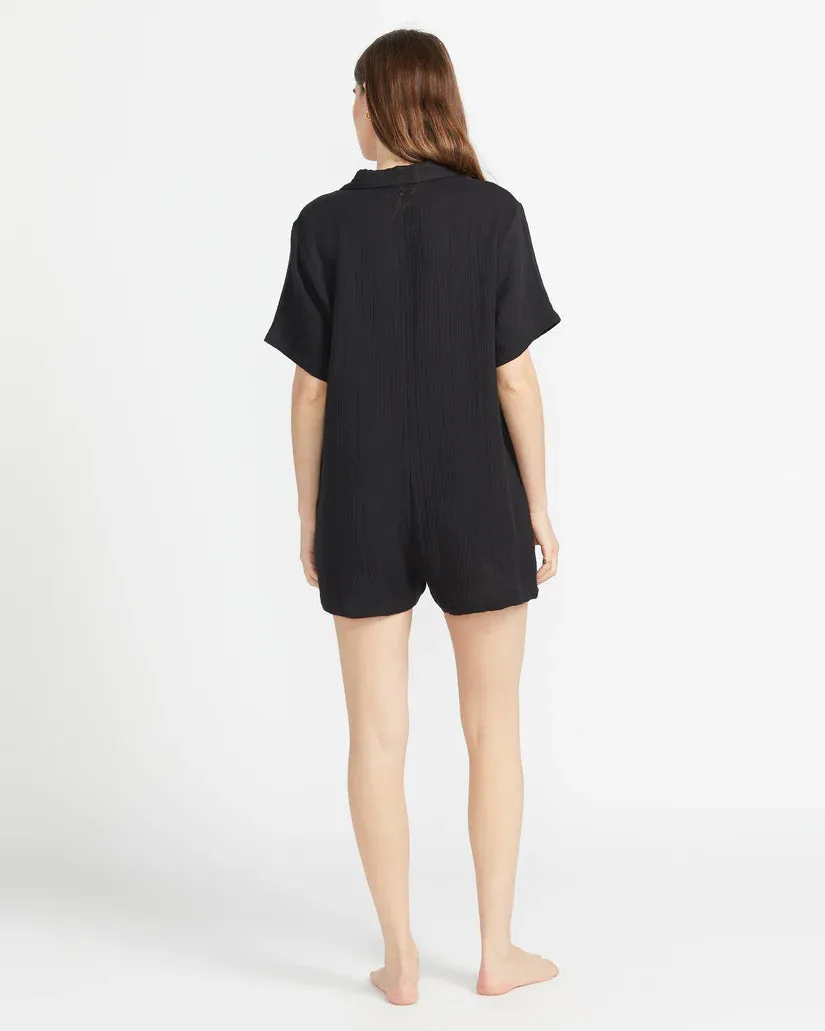 Volcom Easy Breezy Romper Black