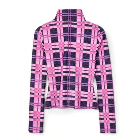 Weinsanto Turtleneck Fitted Top (Black/Pink)