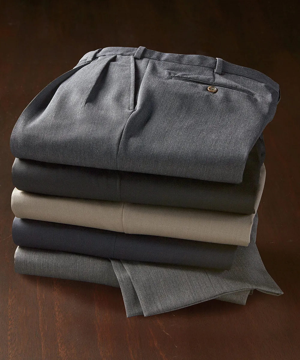 Westport 1989 Pleated Wool Gabardine Dress Pants