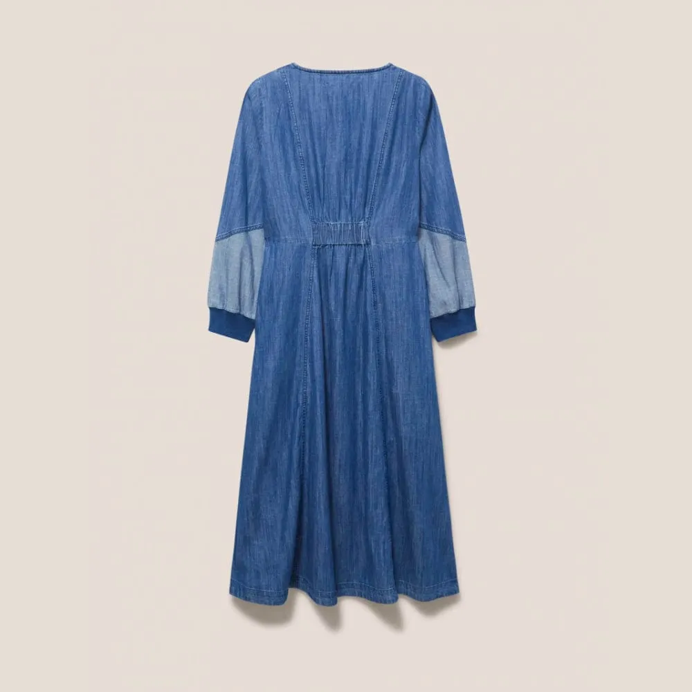 White Stuff Jasmine Midi Denim Dress