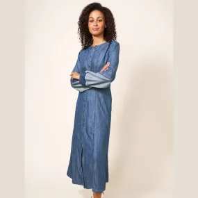 White Stuff Jasmine Midi Denim Dress