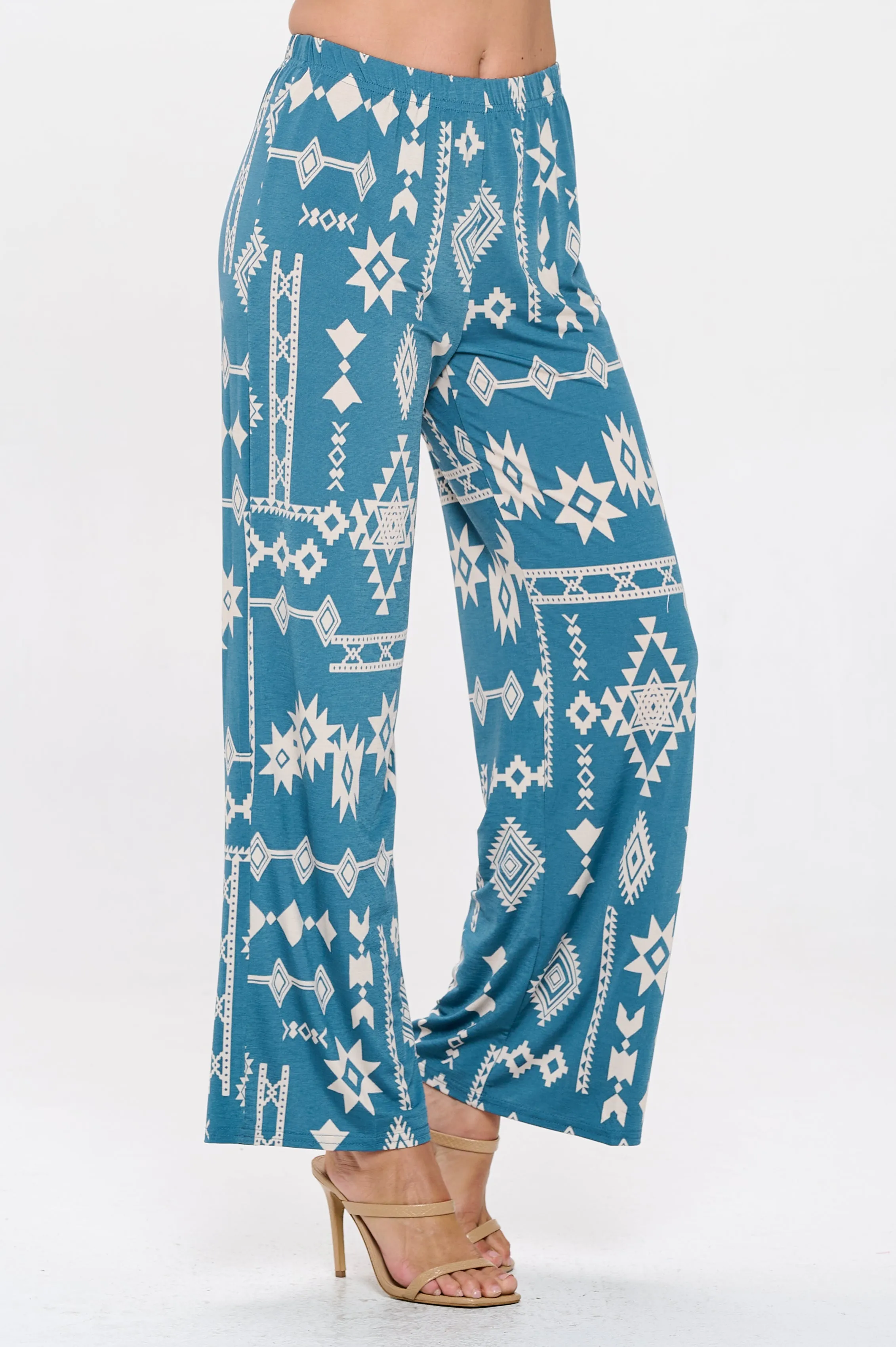 Wide Leg Flared Pants-5042BG-ARP1-W372