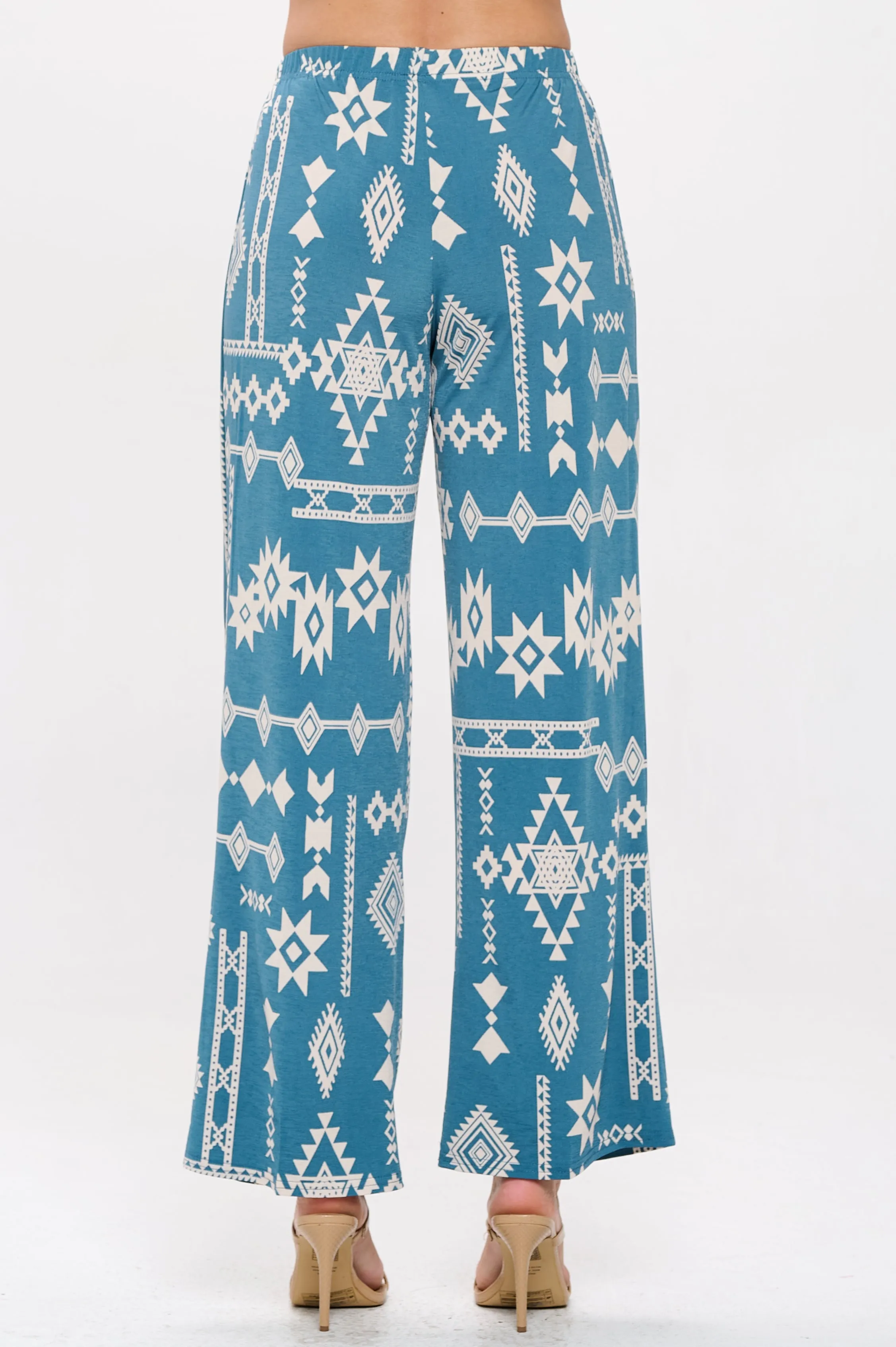 Wide Leg Flared Pants-5042BG-ARP1-W372