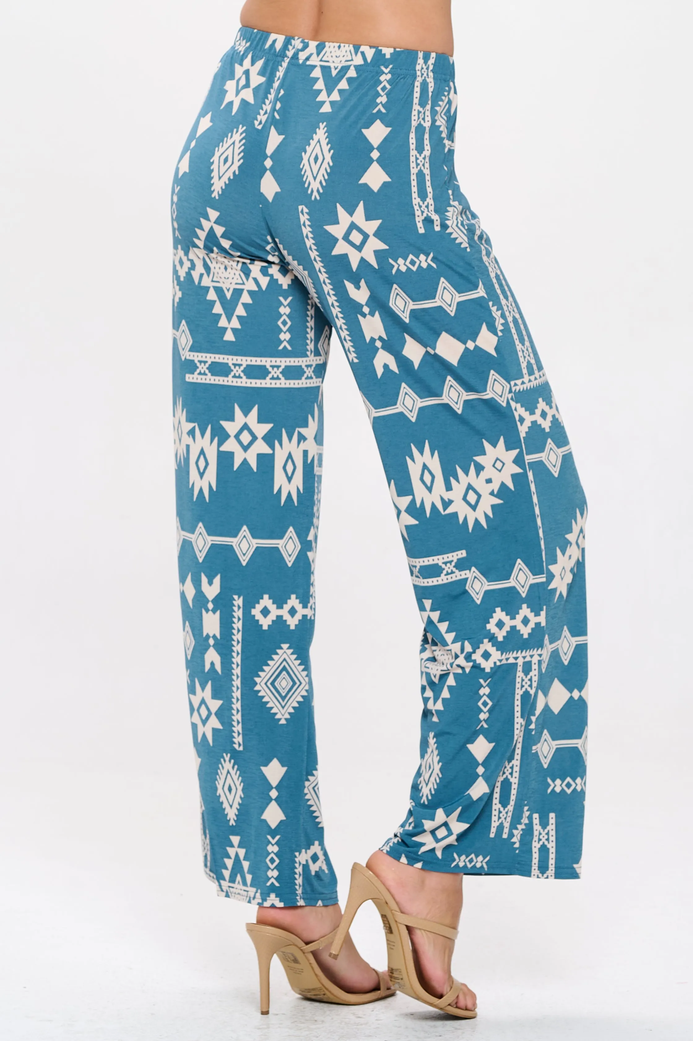 Wide Leg Flared Pants-5042BG-ARP1-W372