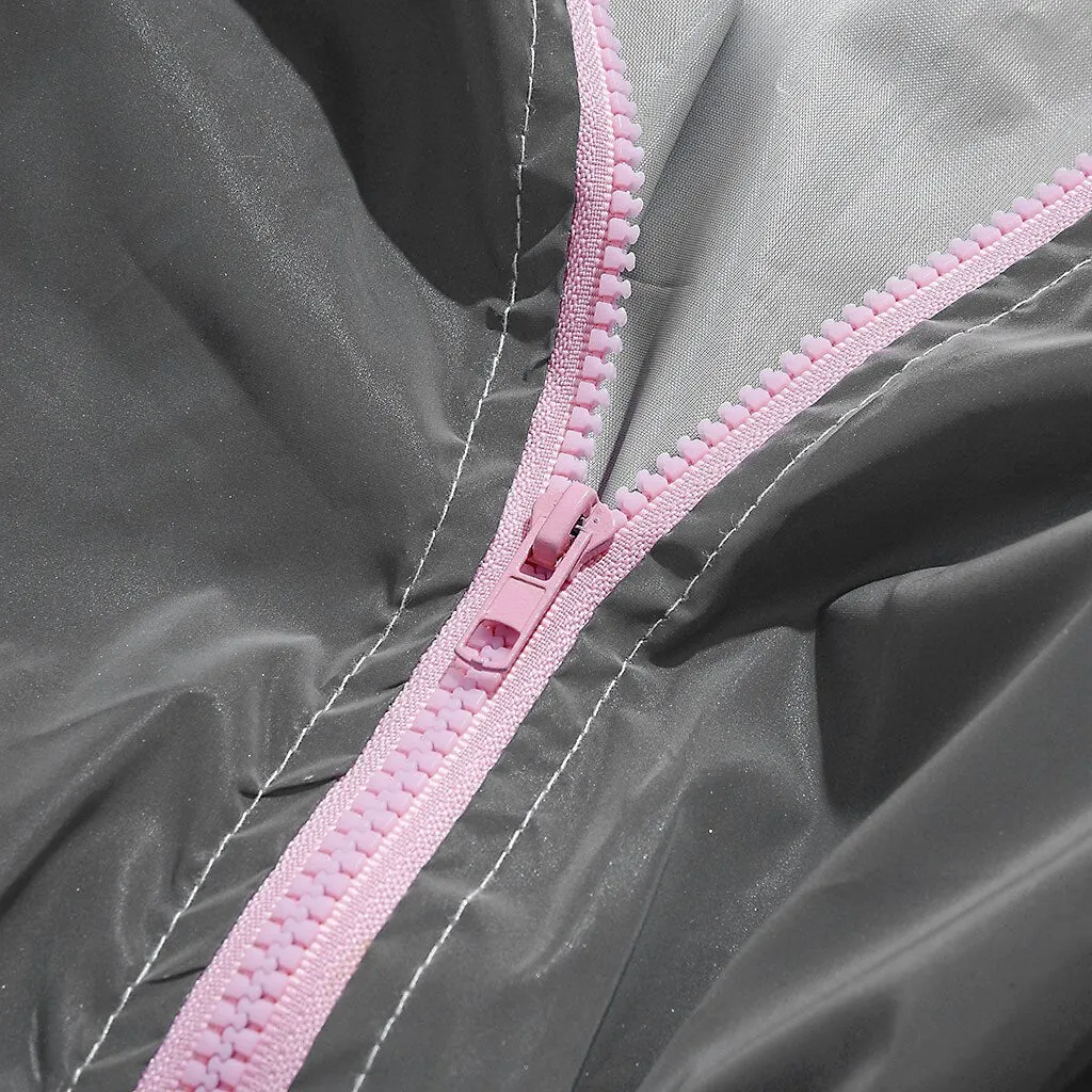 Women's Spandex Reflective Joggers With Elastic Waist