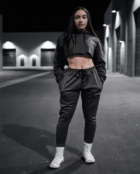 Womens tech joggers - charcoal